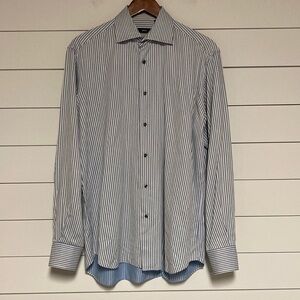 Boss Hugo Boss Striped Long Sleeve Button Down Dress Shirt